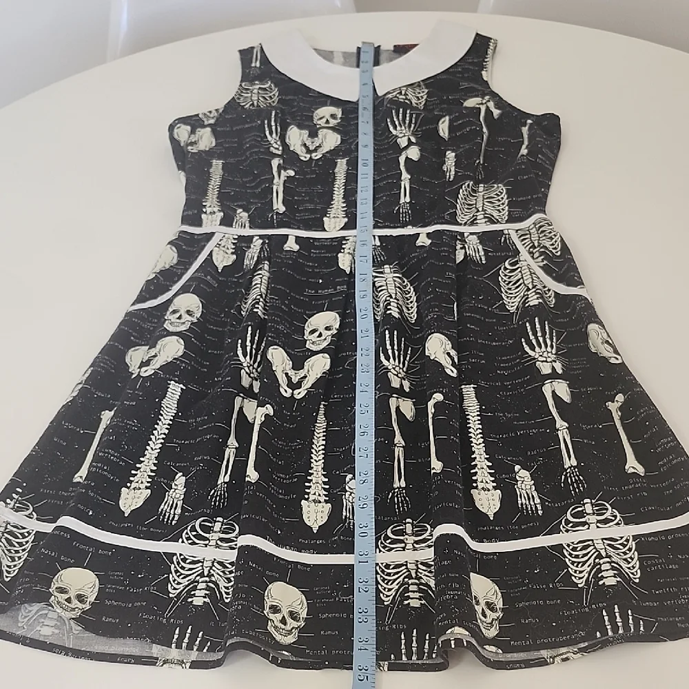 Modcloth Rad To The Bone Retro A-line Dress - Picture 3 of 10